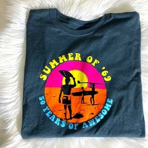 EUC SUMMER OF ‘69 50 YEARS OF AWESOME SIZE LARGE